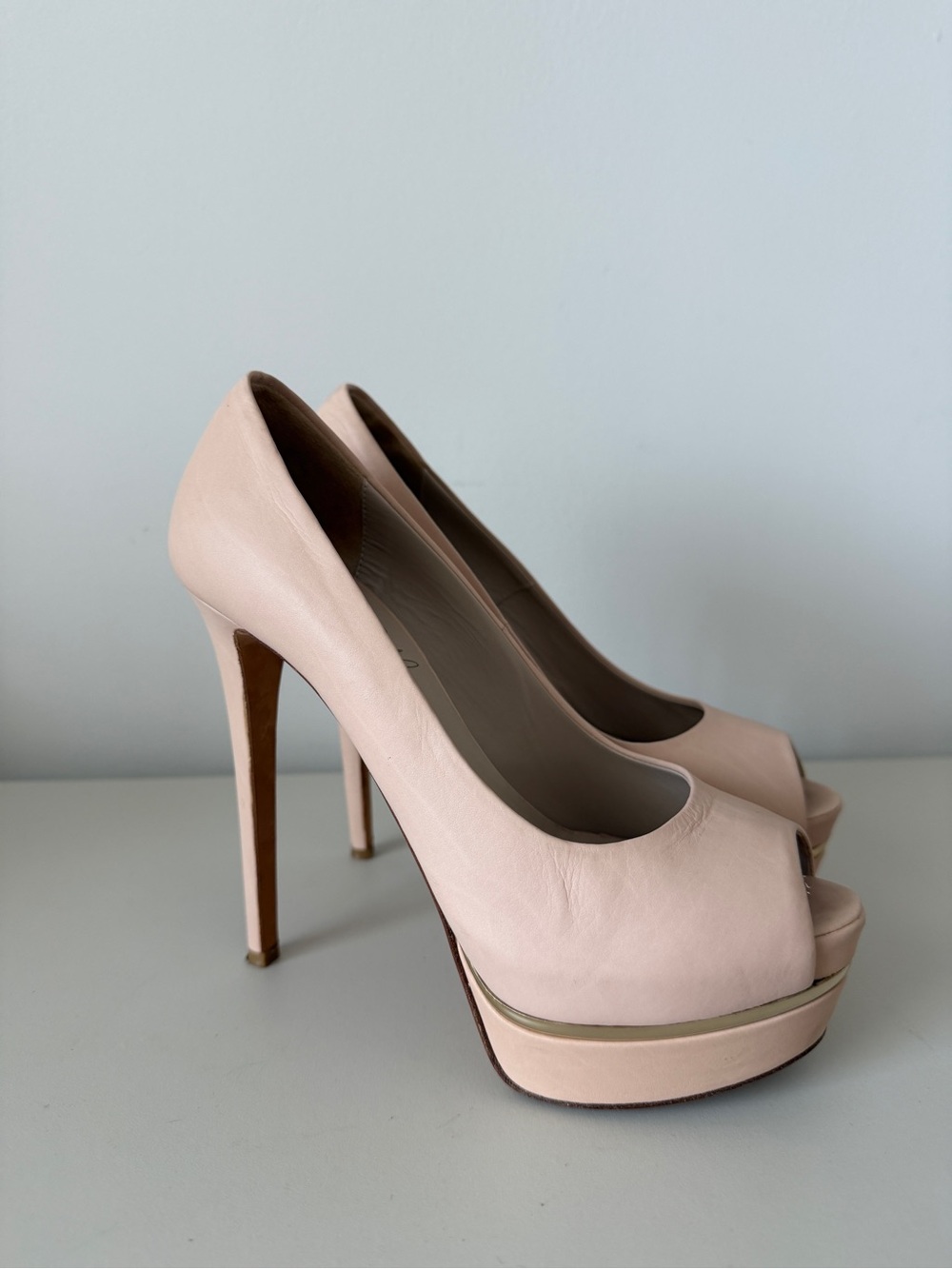 Le Silla High Heels Peep Toe Platform Pumps EU 36.5 - Picture 4 of 10